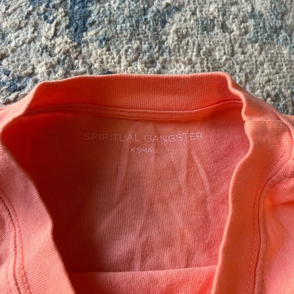 Spiritual gangster find the joy in the journey Callie crop tank top NWT XS - Picture 2 of 5